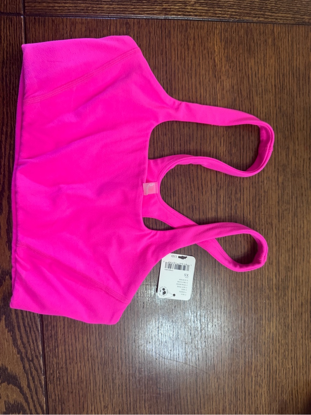 Free People Hot Pink Racerback Sports Bra